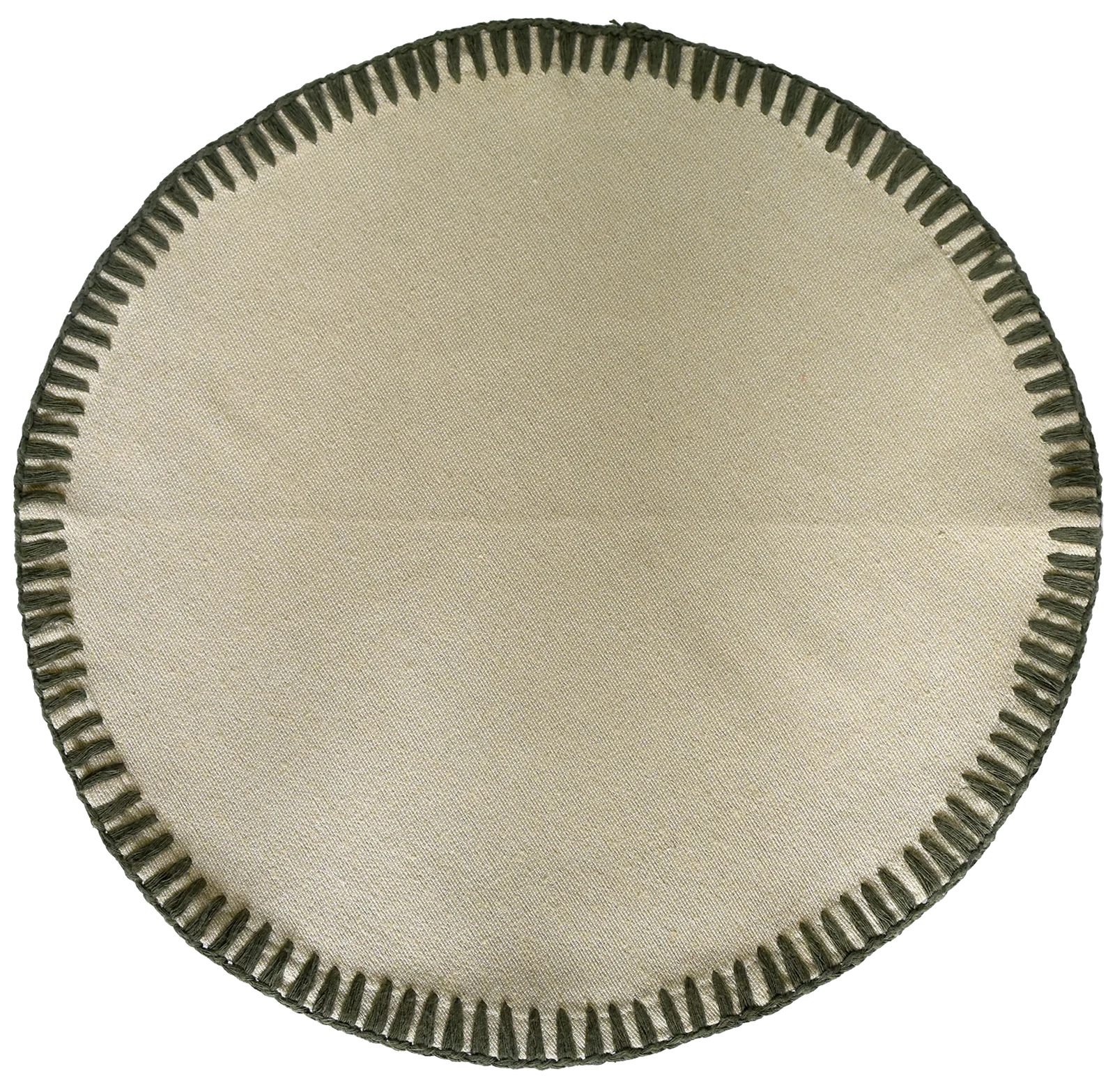 Individual redondo marfil