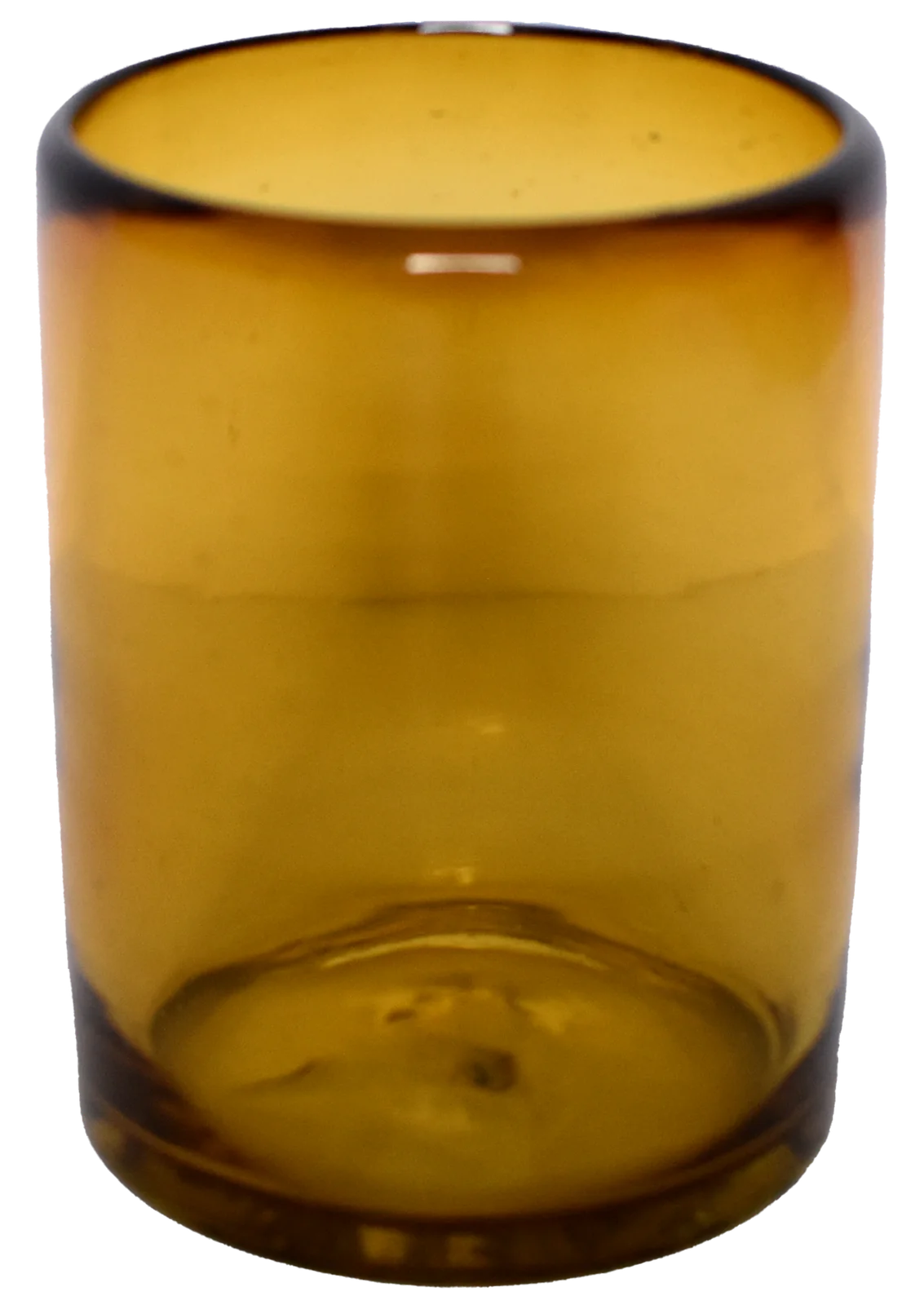 Vaso alto ámbar